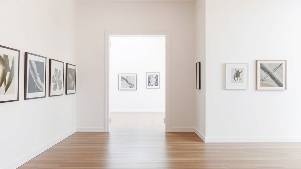 gallery doorway sightline alignment