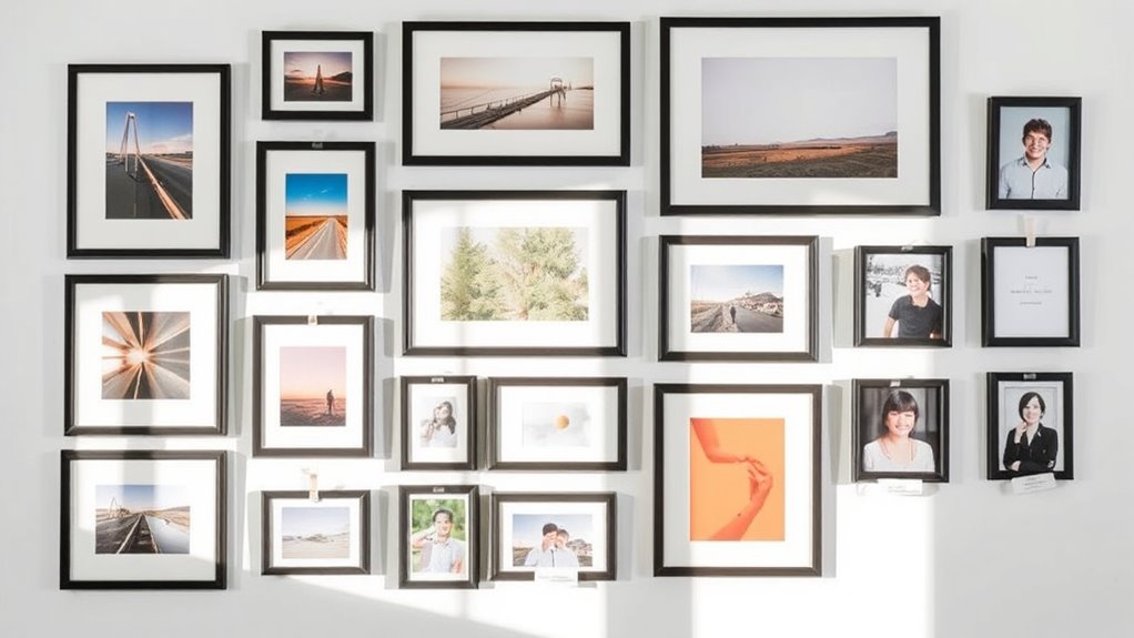 gallery wall photo notes