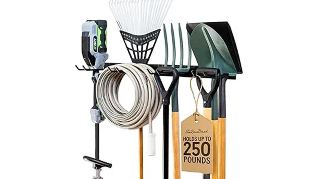 garage rack with hooks