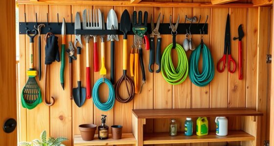 garden tool storage solutions