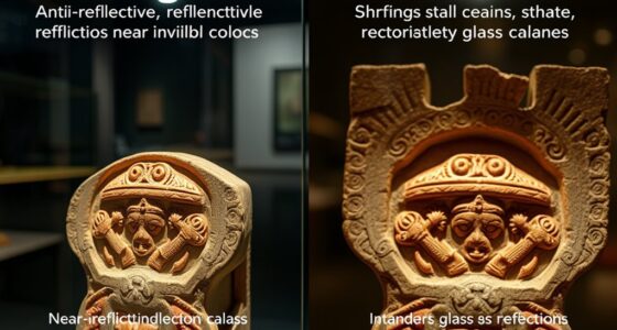 glass anti reflective vs museum