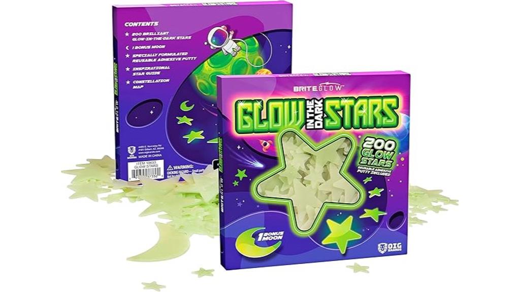 glowing 3d star ceiling