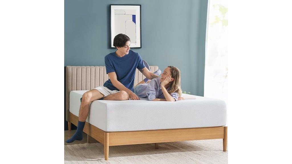 green tea memory foam mattress