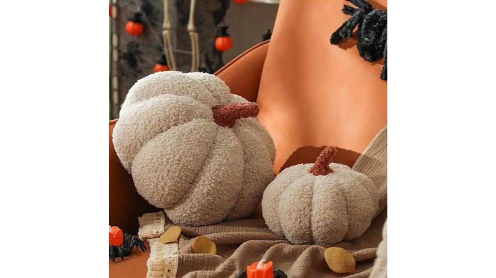 halloween pumpkin pillow set