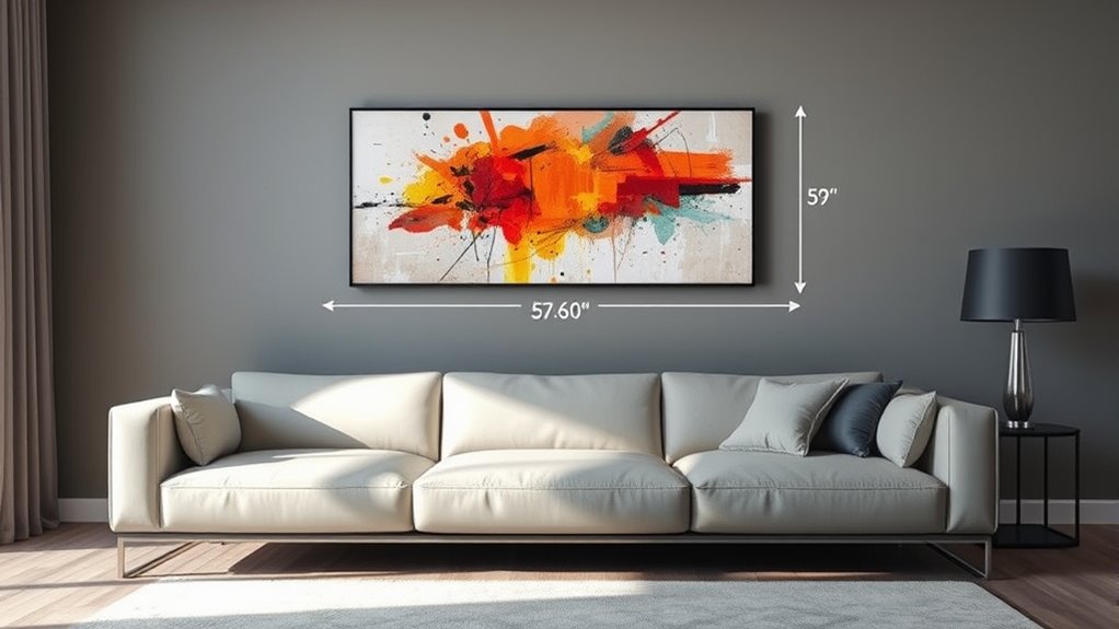 hang art at eye level