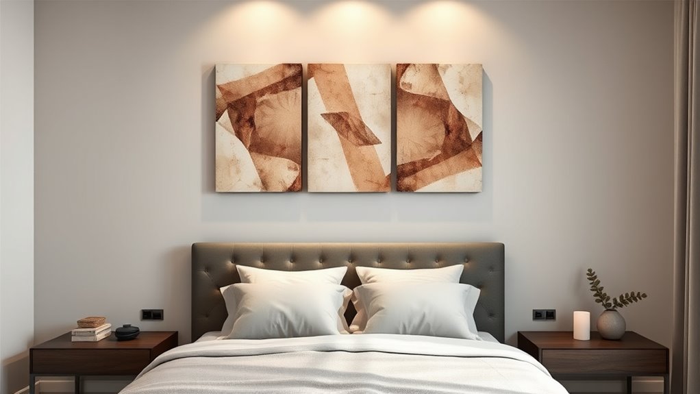 harmonious multi panel arrangement