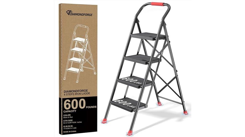 heavy duty foldable step ladder