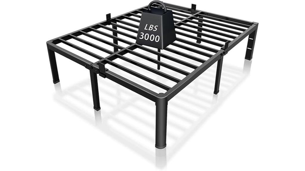 heavy duty metal bed frame
