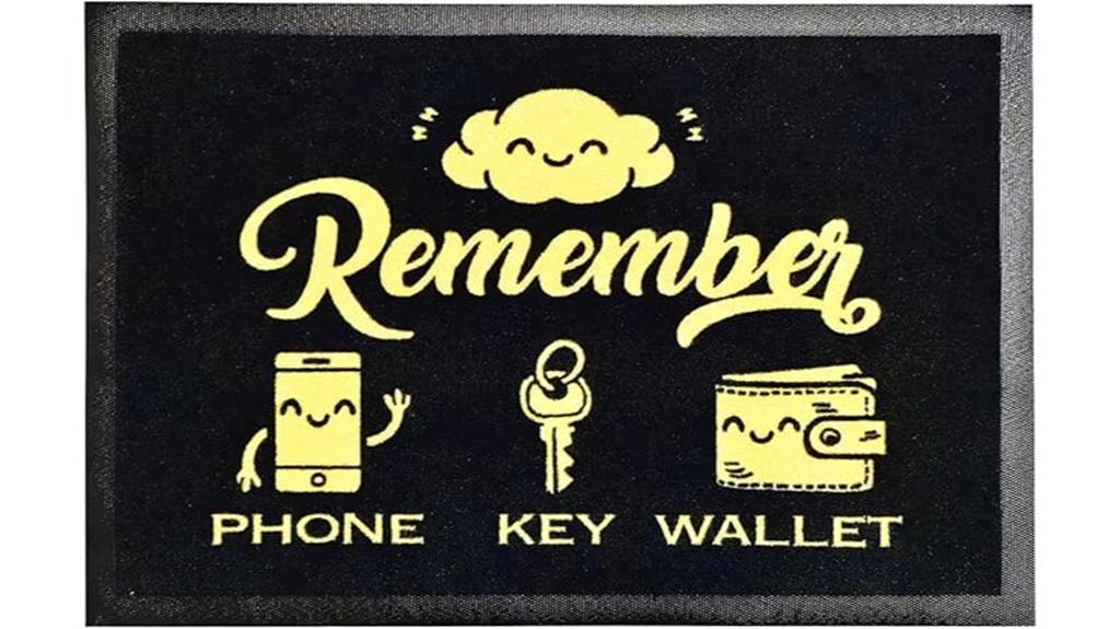 humorous welcome door mat