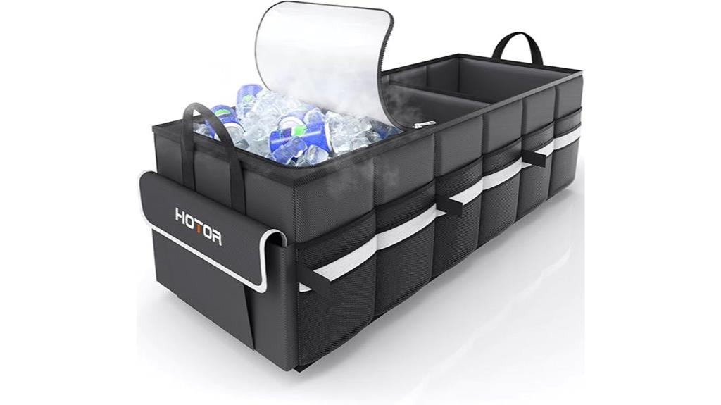 insulated trunk storage organizer