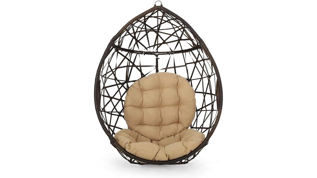 isaiah wicker hanging chair