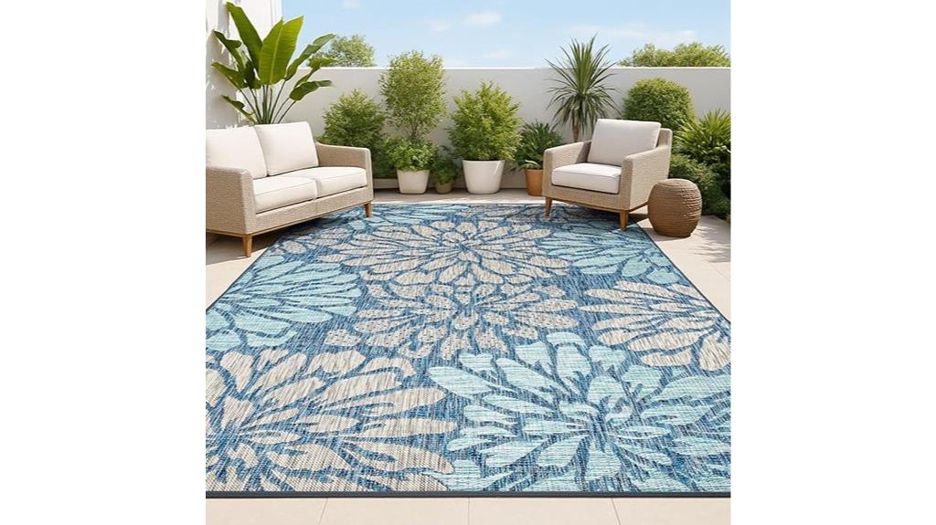 jonathan y navy aqua rug