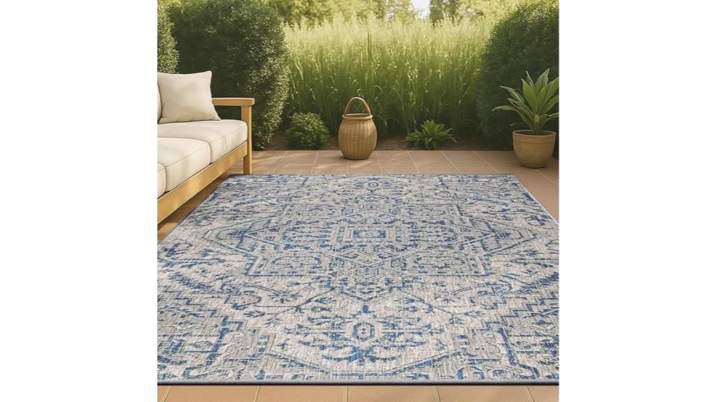 jonathan y navy gray rug