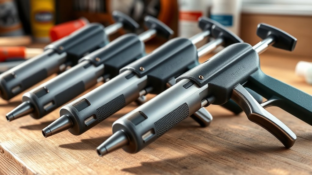 key caulking gun features