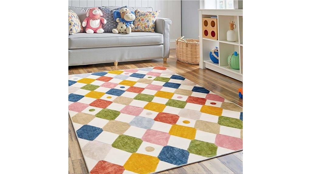 kids washable area rug