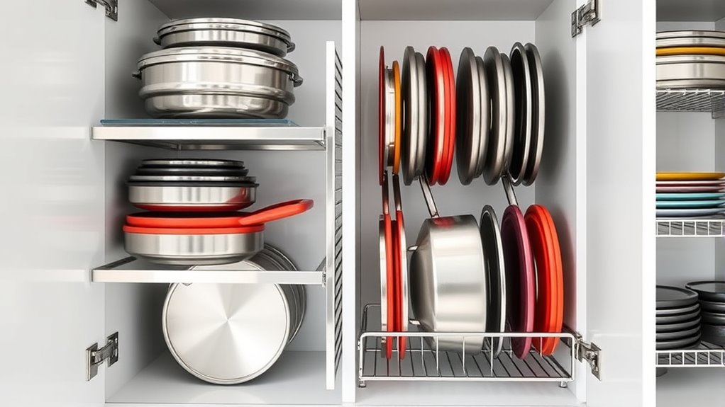 kitchen cabinet organizer ideas