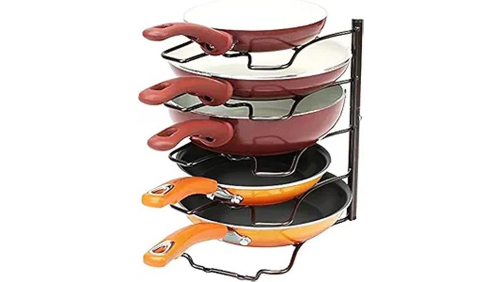 kitchen cabinet pan organizer