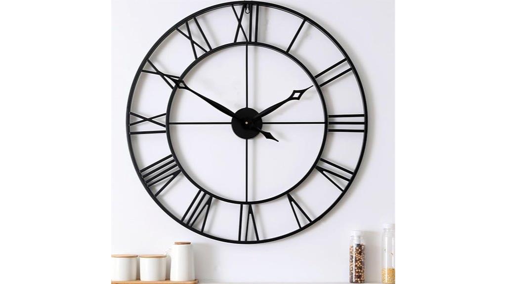 large 30 inch wall clock