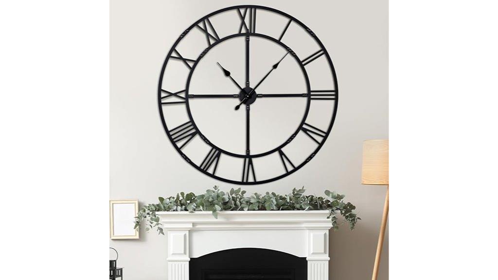 large 48 inch wall clock