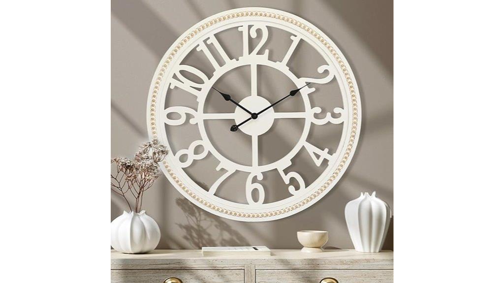 large farmhouse wall clock