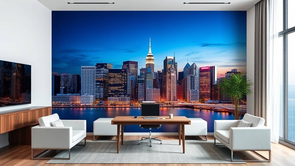 large focused home murals