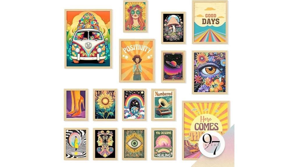 large hippie room poster