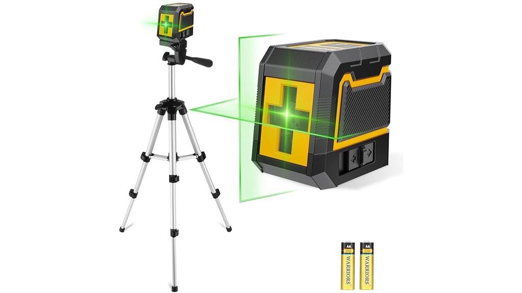 laser level with tripod