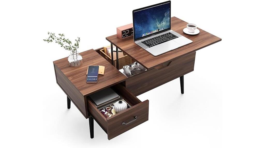 lift top storage coffee table