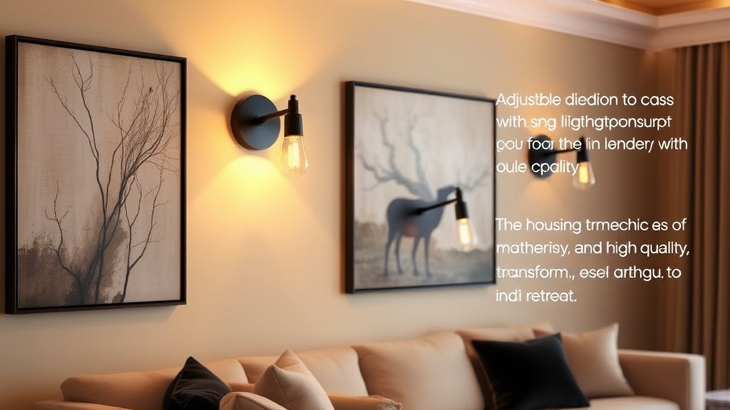 lighting style and features