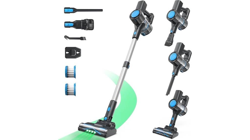 lightweight rechargeable stick vacuum