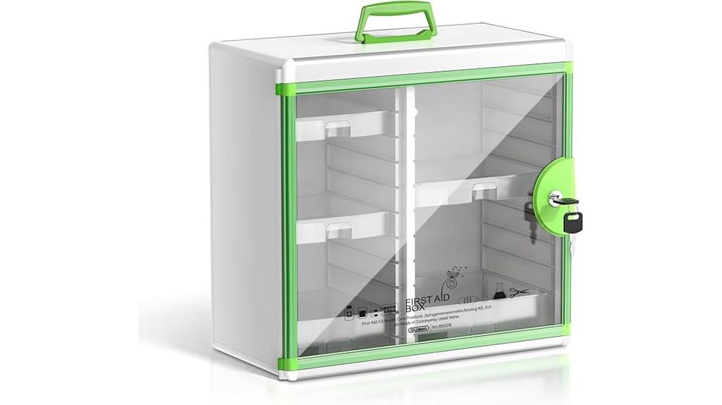 lockable wall mounted cabinet