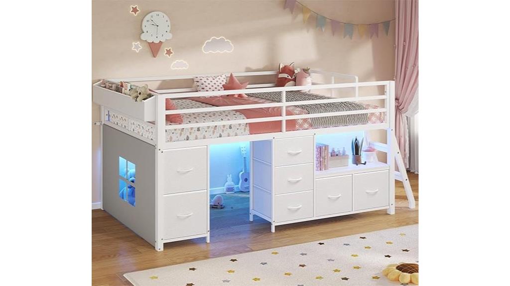 loft bed with storage