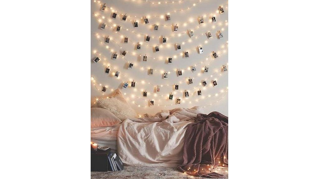 long led string with clips