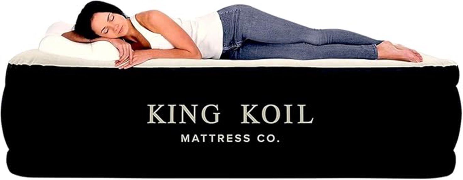luxury california king air mattress
