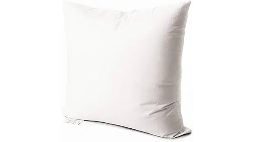 luxury white decorative pillow