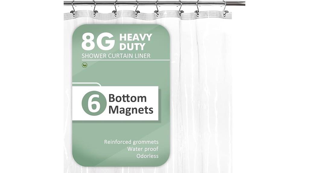 magnetic waterproof shower liner