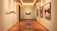 maximize narrow hallway space
