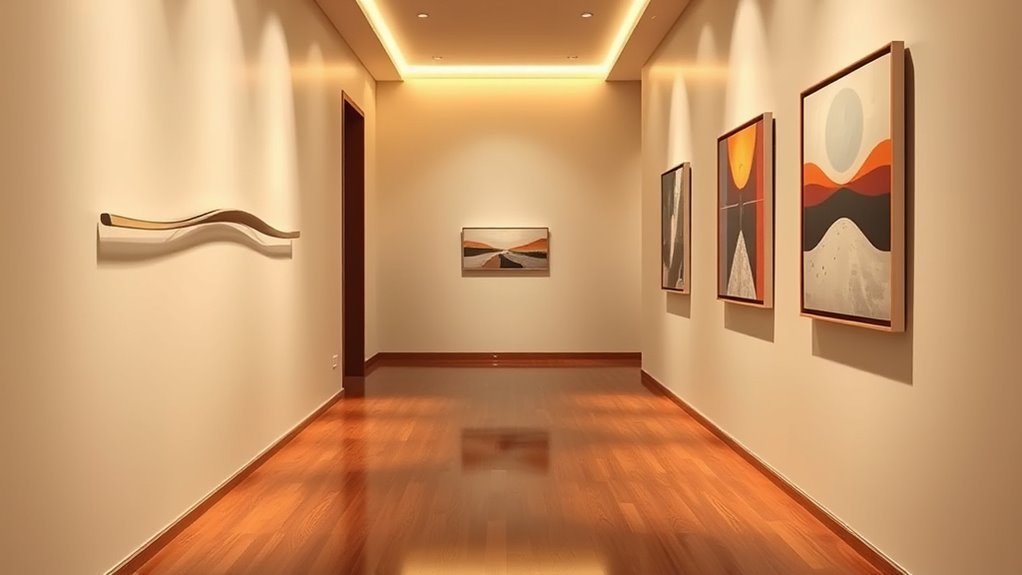 maximize narrow hallway space