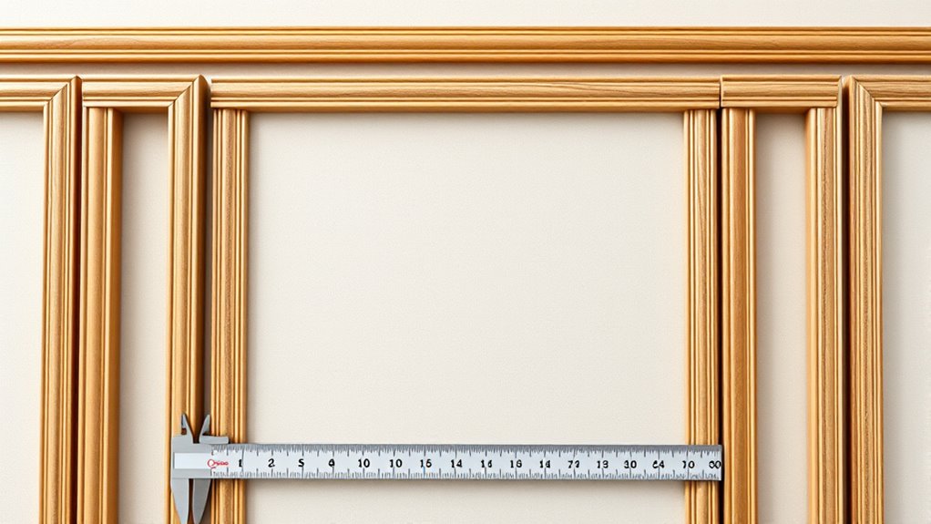 measuring and spacing frames