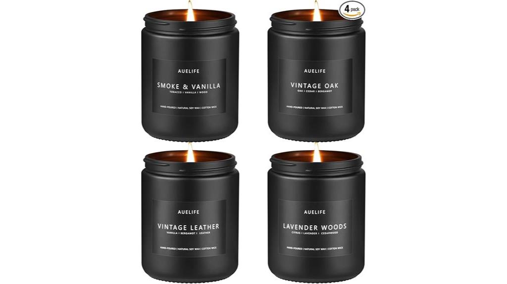 men s aromatherapy candle set