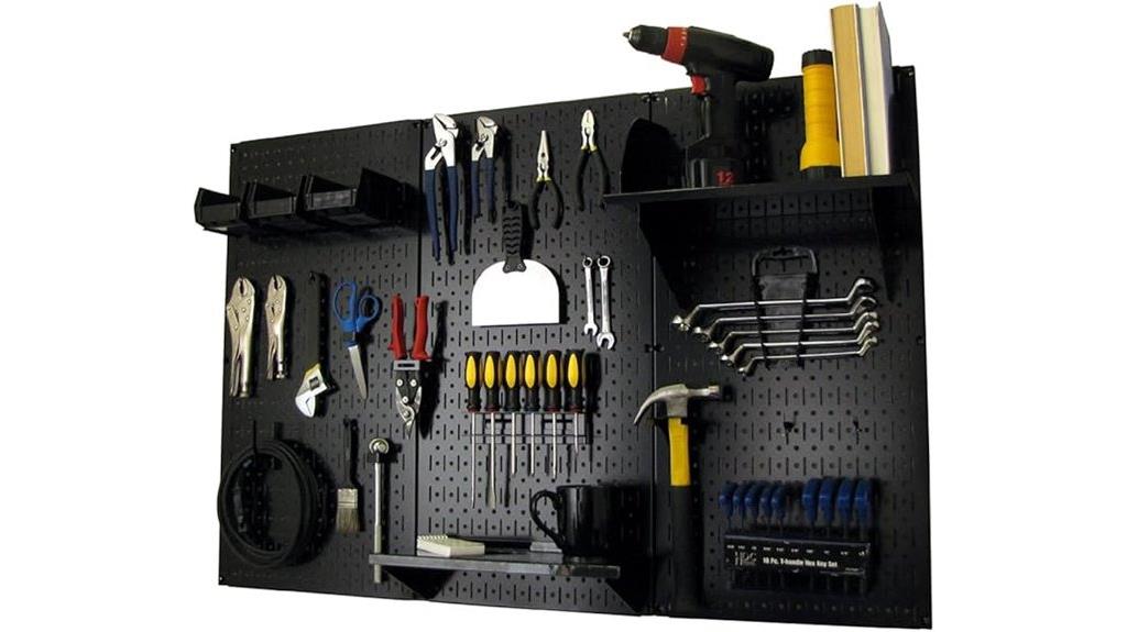 metal pegboard tool organizer
