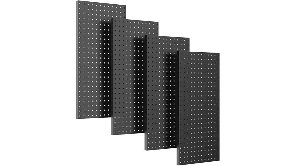 metal pegboard wall panels