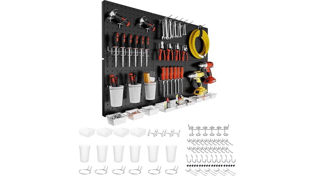 metal wall organizer kit