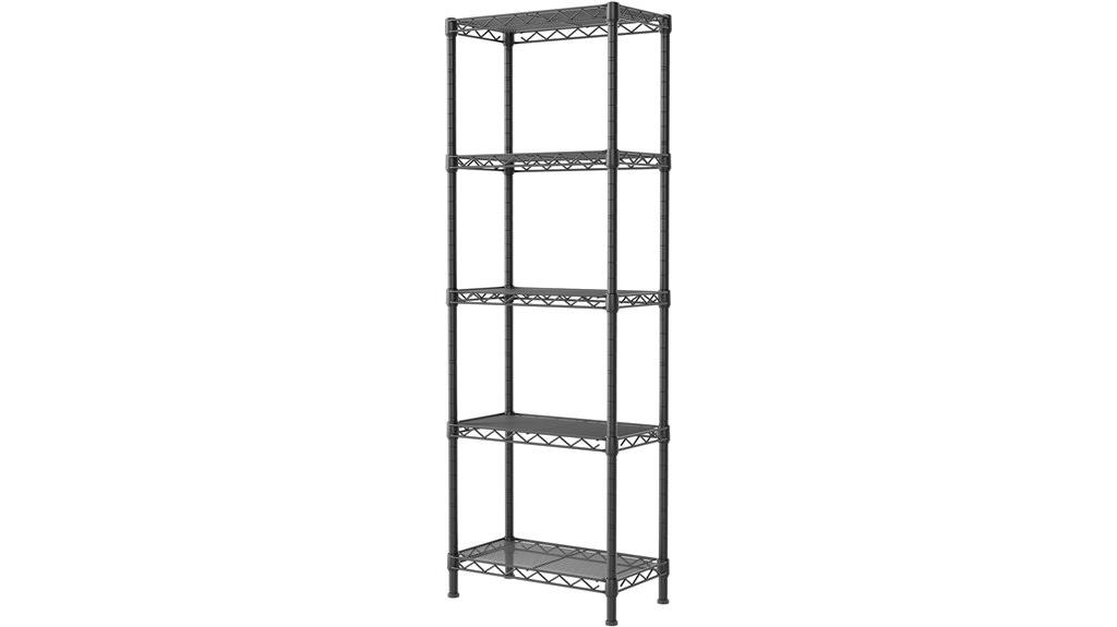 metal wire shelving organizer