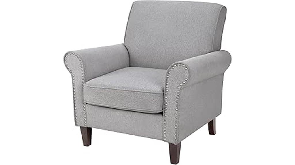 mid century modern fabric chair