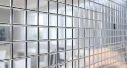 mirror wall tile installation