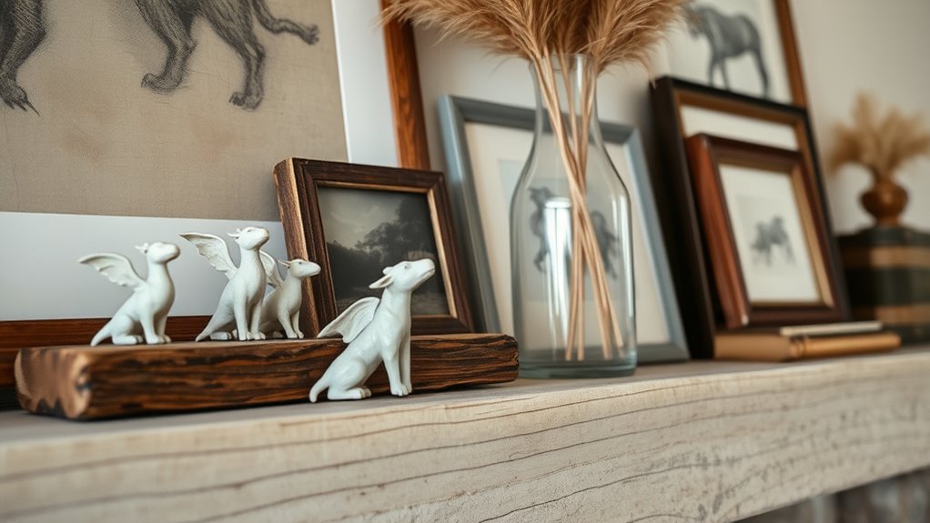 mix vintage modern layers