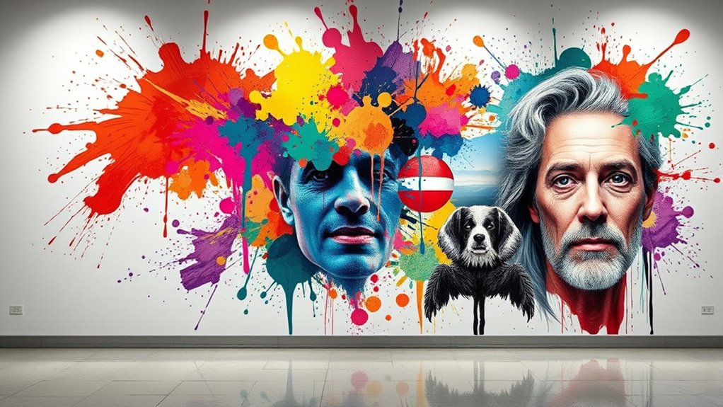 mixed media wall art