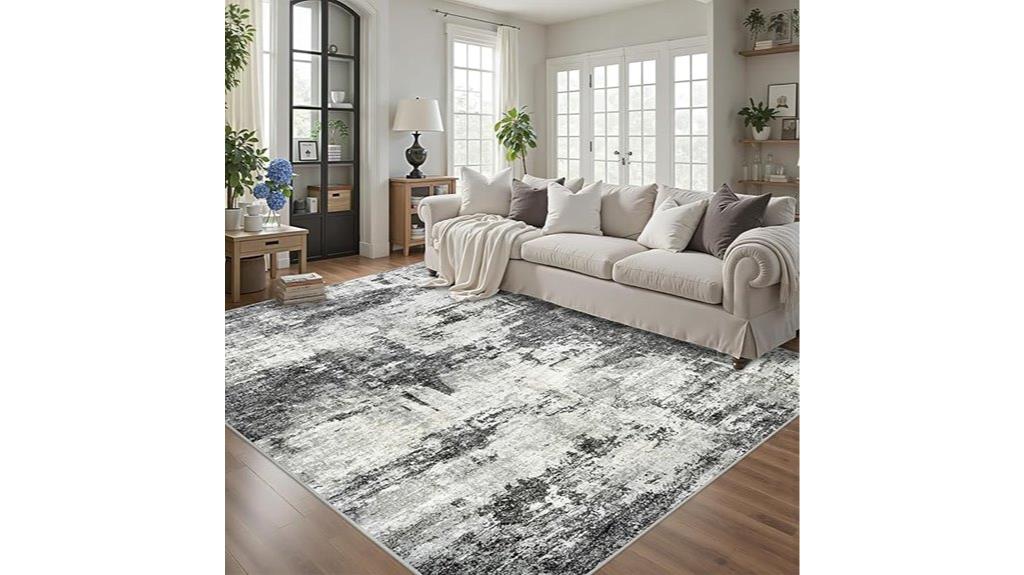 modern 8x10 washable rug
