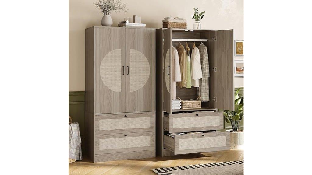 modern boho wardrobe